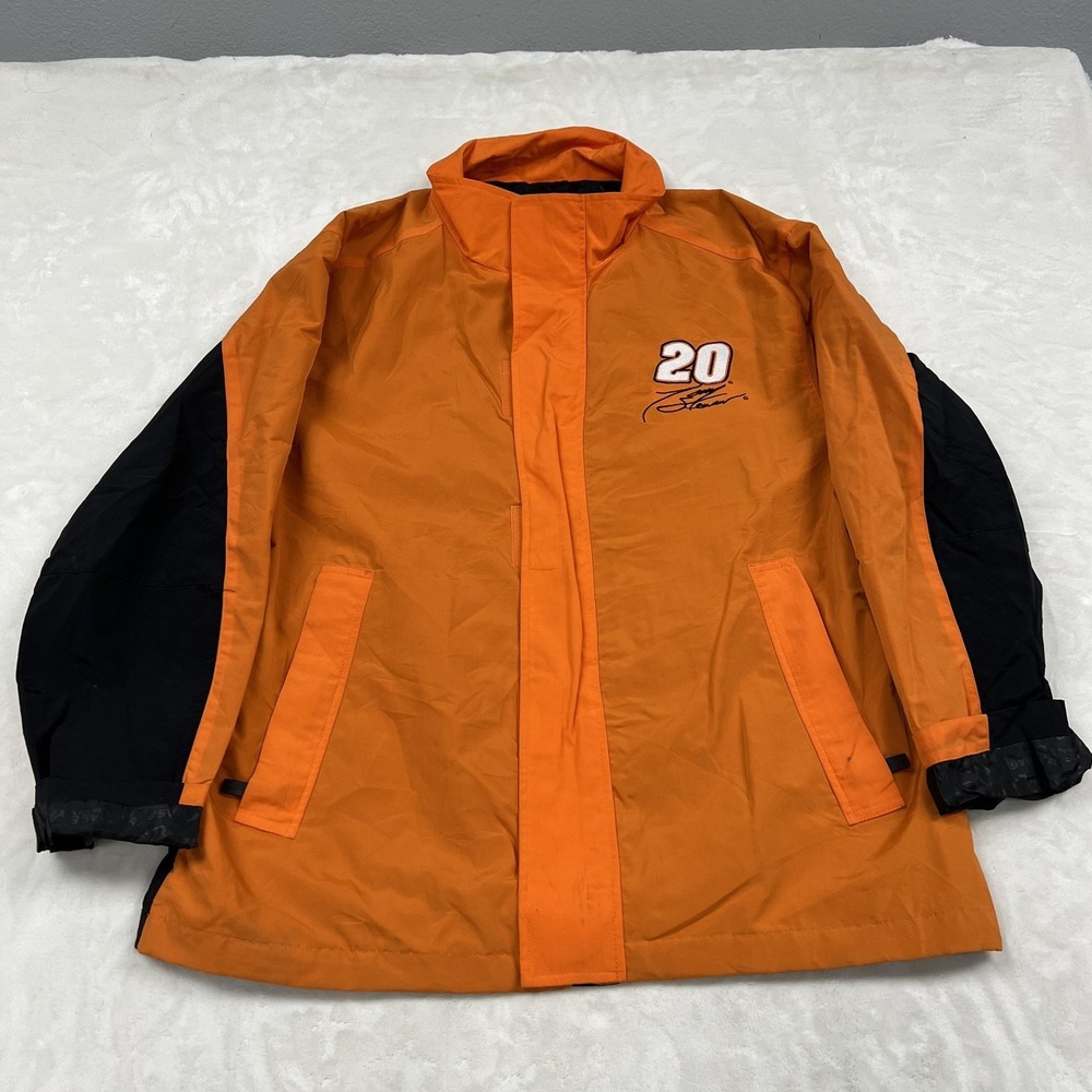 Chase Authentics Racing Jacket Mens M Orange Home Depot Tony Stewart 20 NASCAR